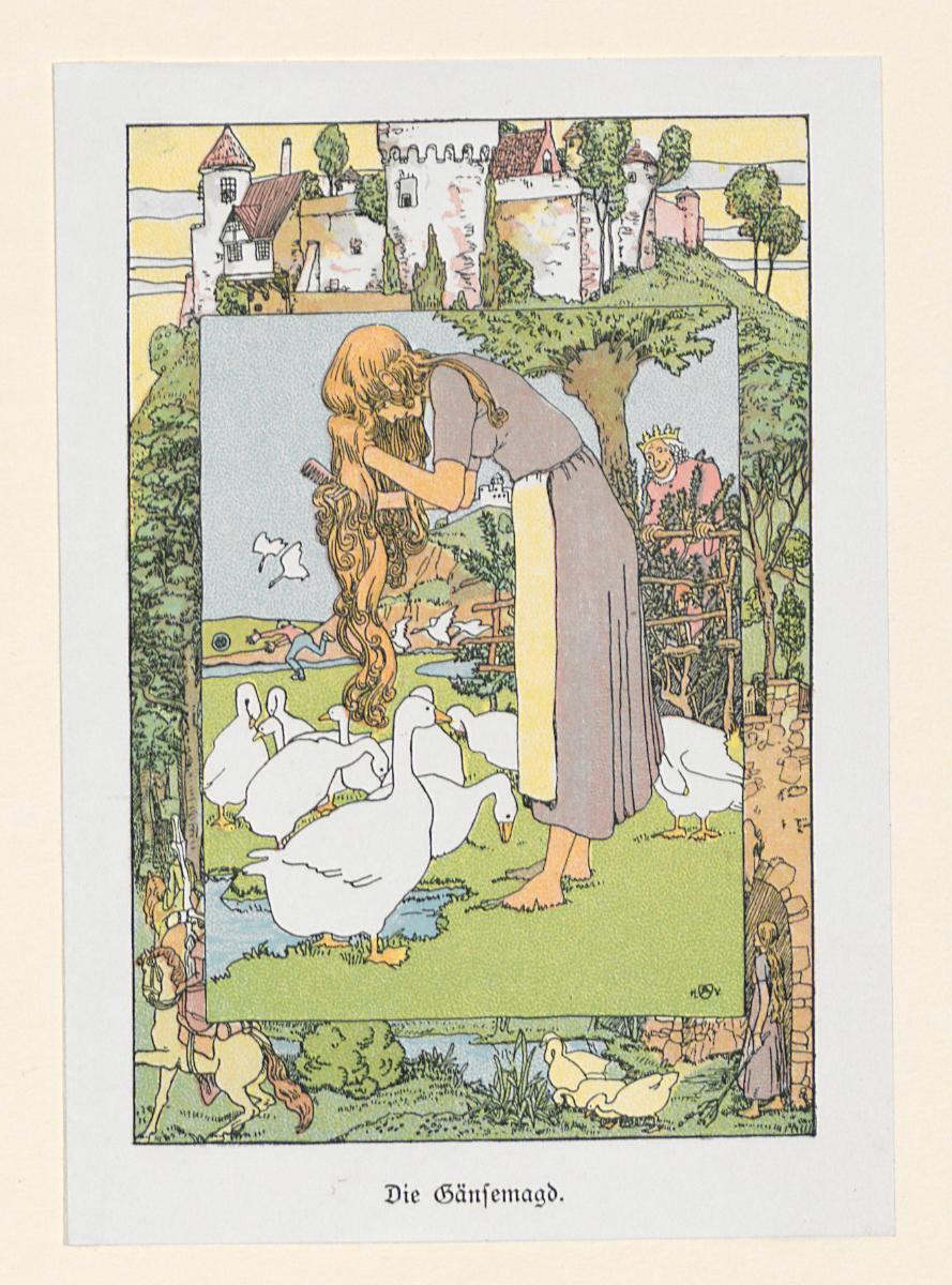 Die Gänsemagd (zu Brüder Grimm, Kinder- und Hausmärchen)