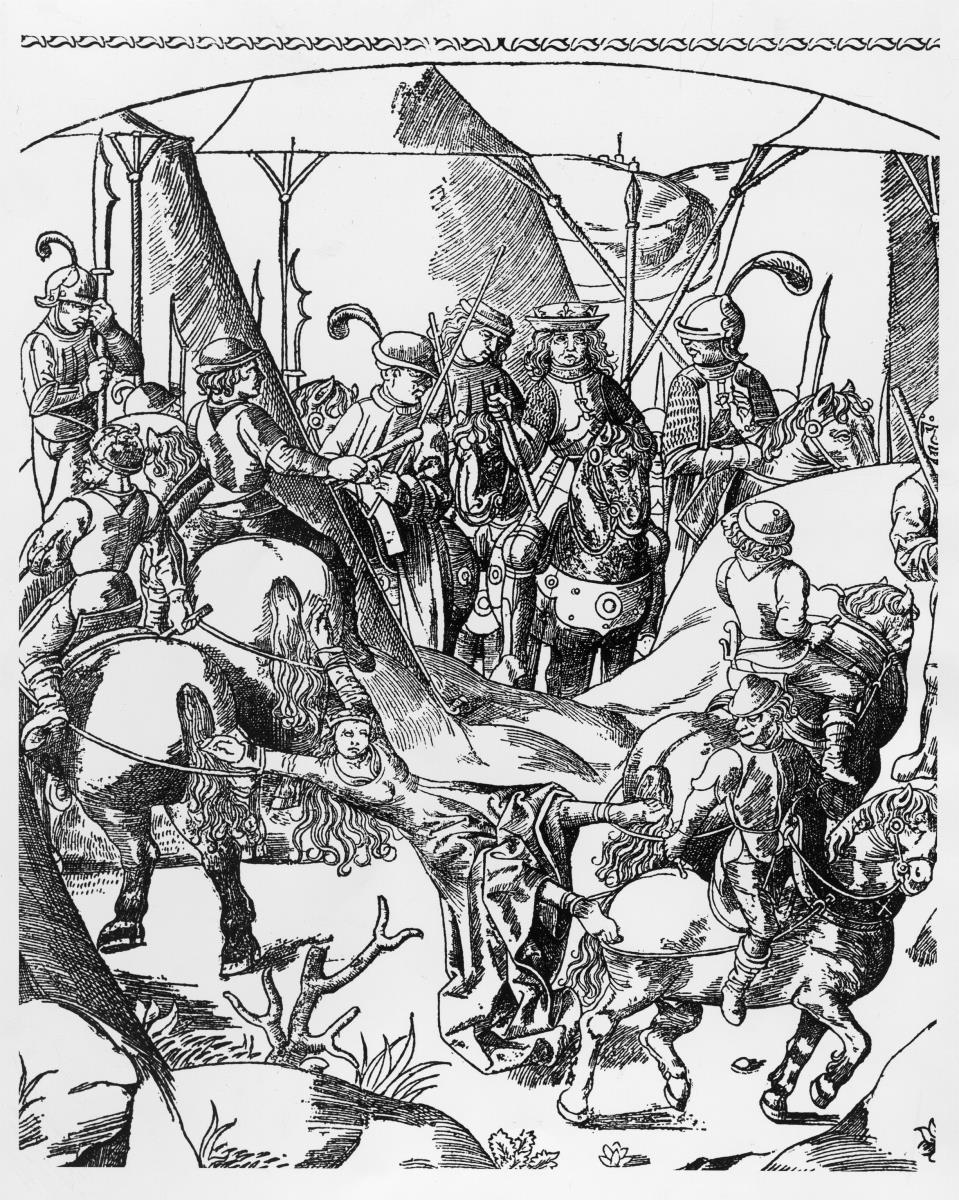 Hinrichtung der Frankenkönigin Brunhilde