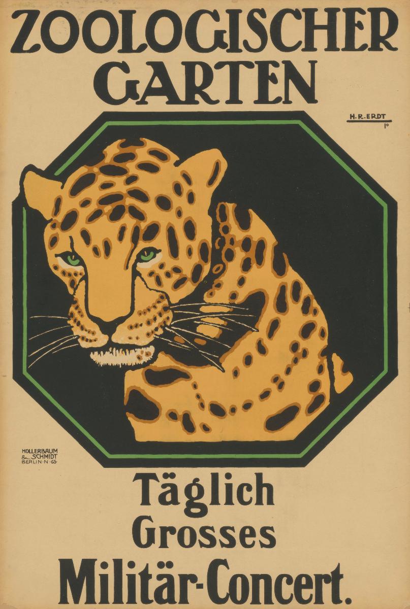 Zoologischer Garten täglich großes Militär- Concert