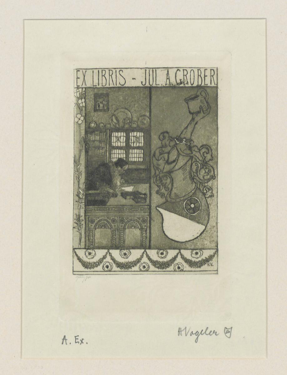 Exlibris Jul. A. Grober