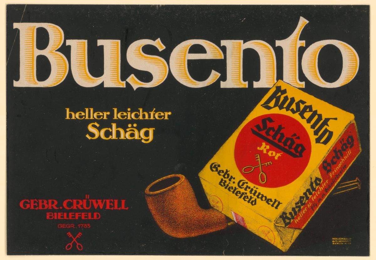 Busento heller leichter Schäg, Gebrüder Crüwell