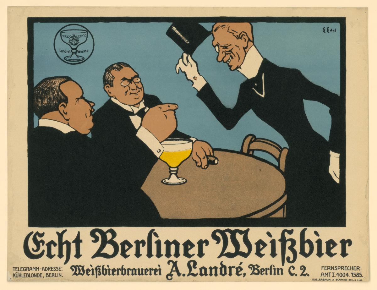 Echt Berliner Weißbier Weißbierbrauerei A. Landré