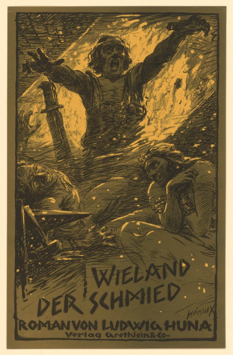 Wieland der Schmied. Roman von Ludwig Huna