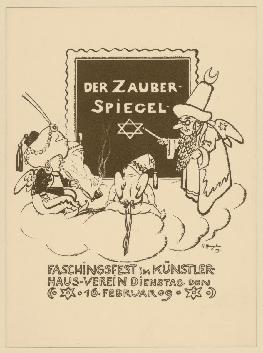 Der Zauberspiegel. Faschingsfest im Künstlerhaus-Verein