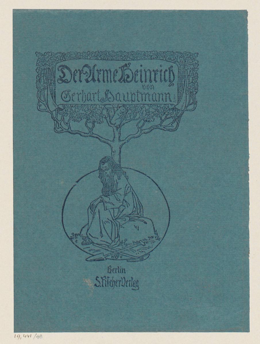 Umschlagtitel Gerhart Hauptmann, Der arme Heinrich