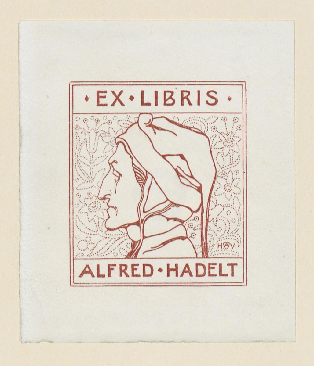 Exlibris Alfred Hadelt