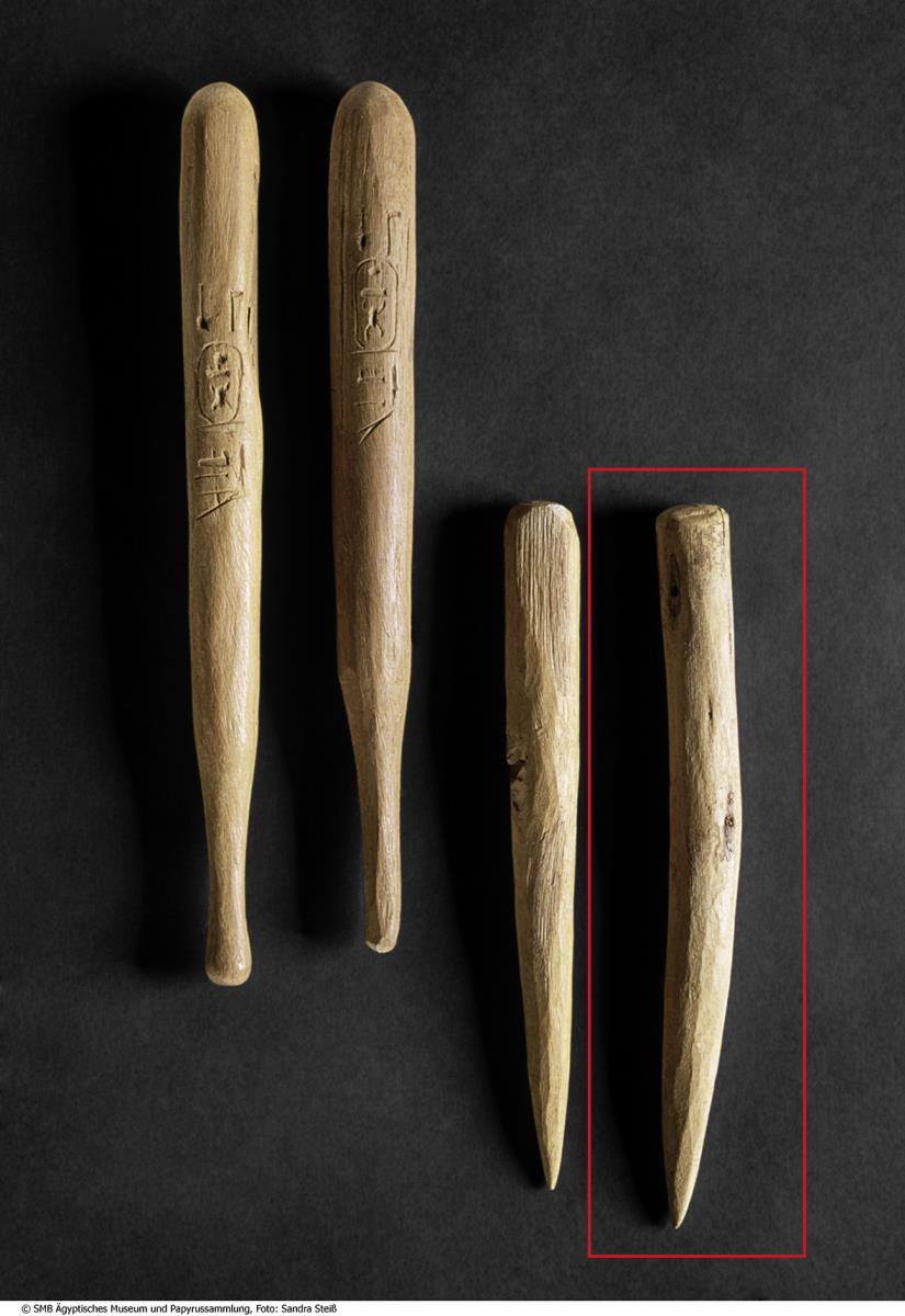 Modell eines Messpflocks / Modell eines Meißels (?)