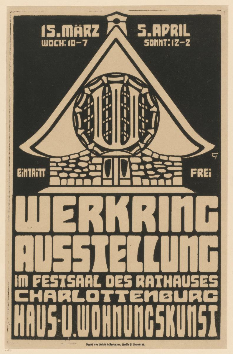 Werkring Ausstellung. Haus- und Wohnungskunst. Rathaus Charlottenburg