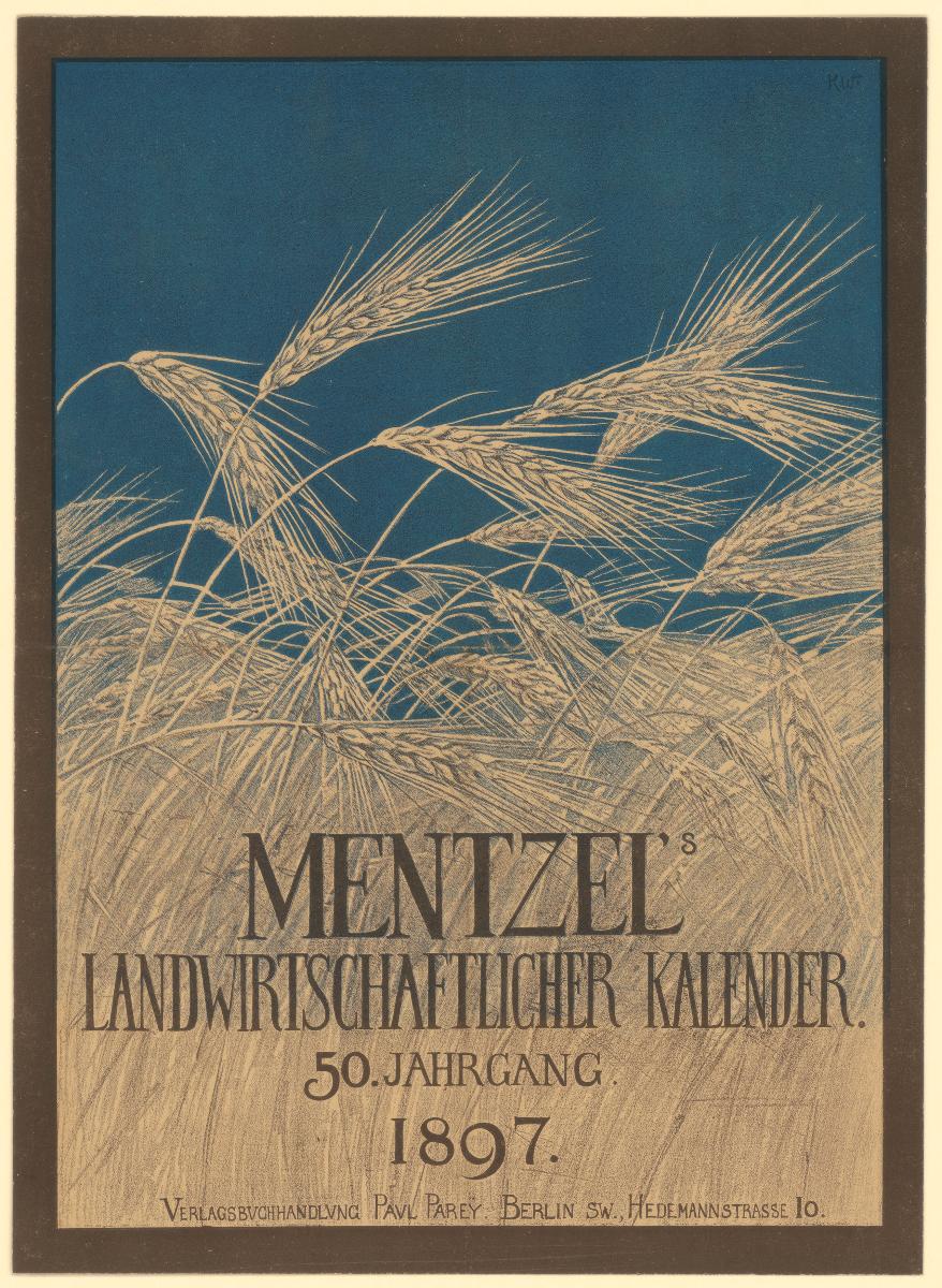 Mentzels landwirtschaftlicher Kalender 1897