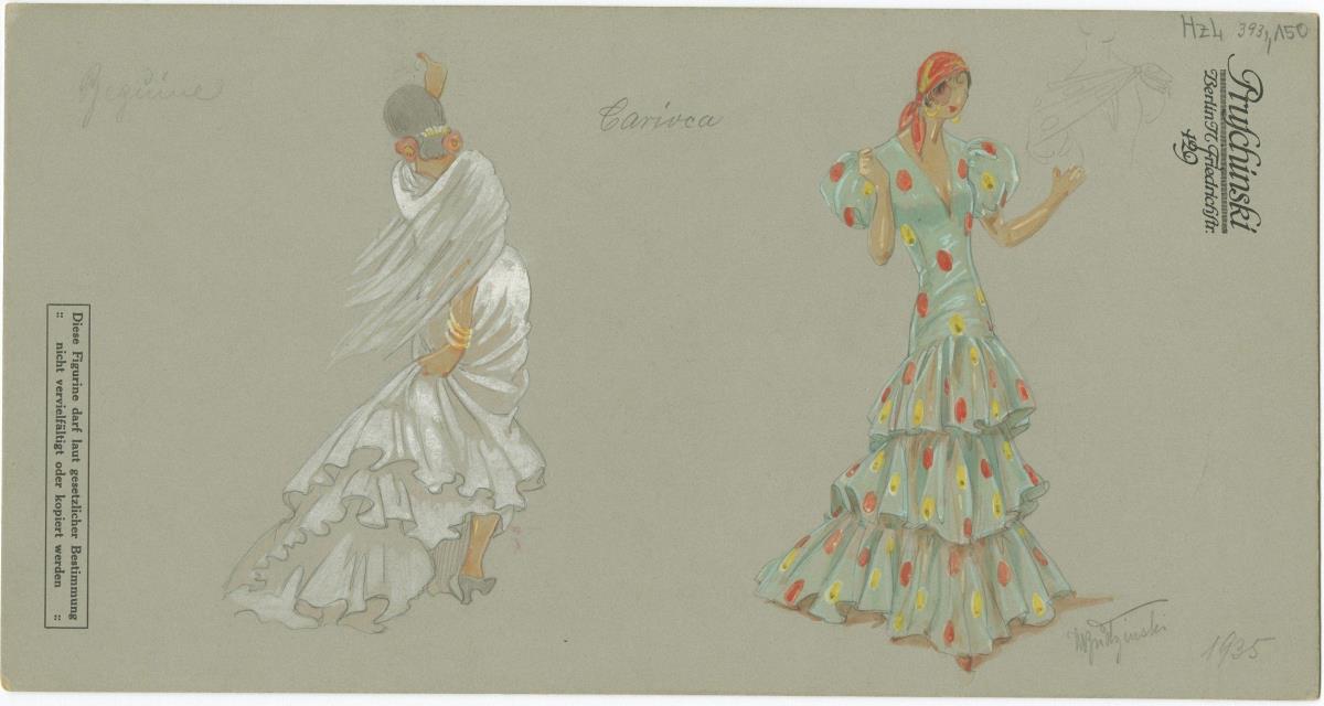 Tanzkostüme: Beguine, Carioca