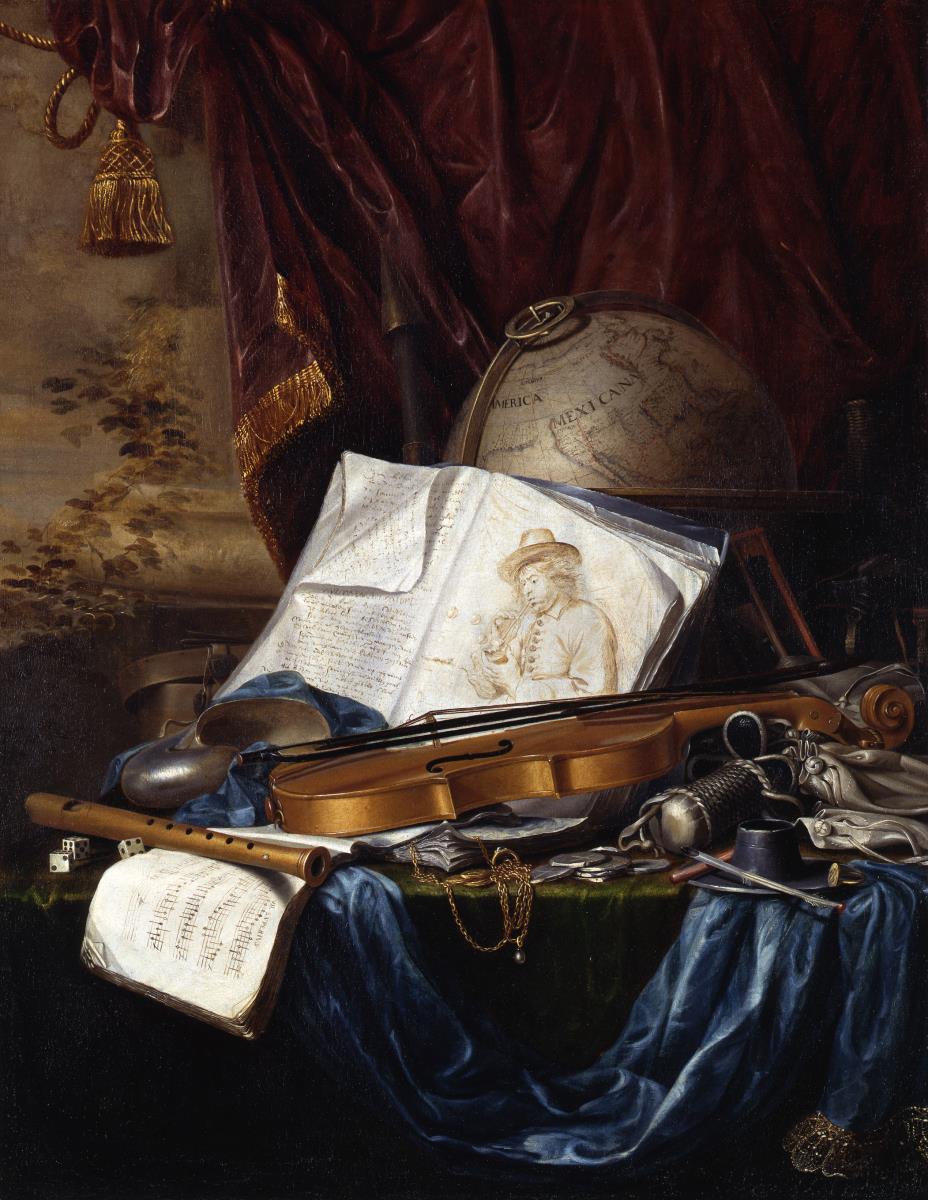 Stillleben mit Musikinstrumenten