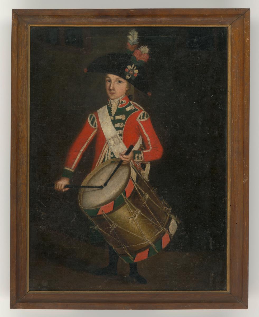 Porträt  eines jungen Trommelschlägers der Infanterie in Livree