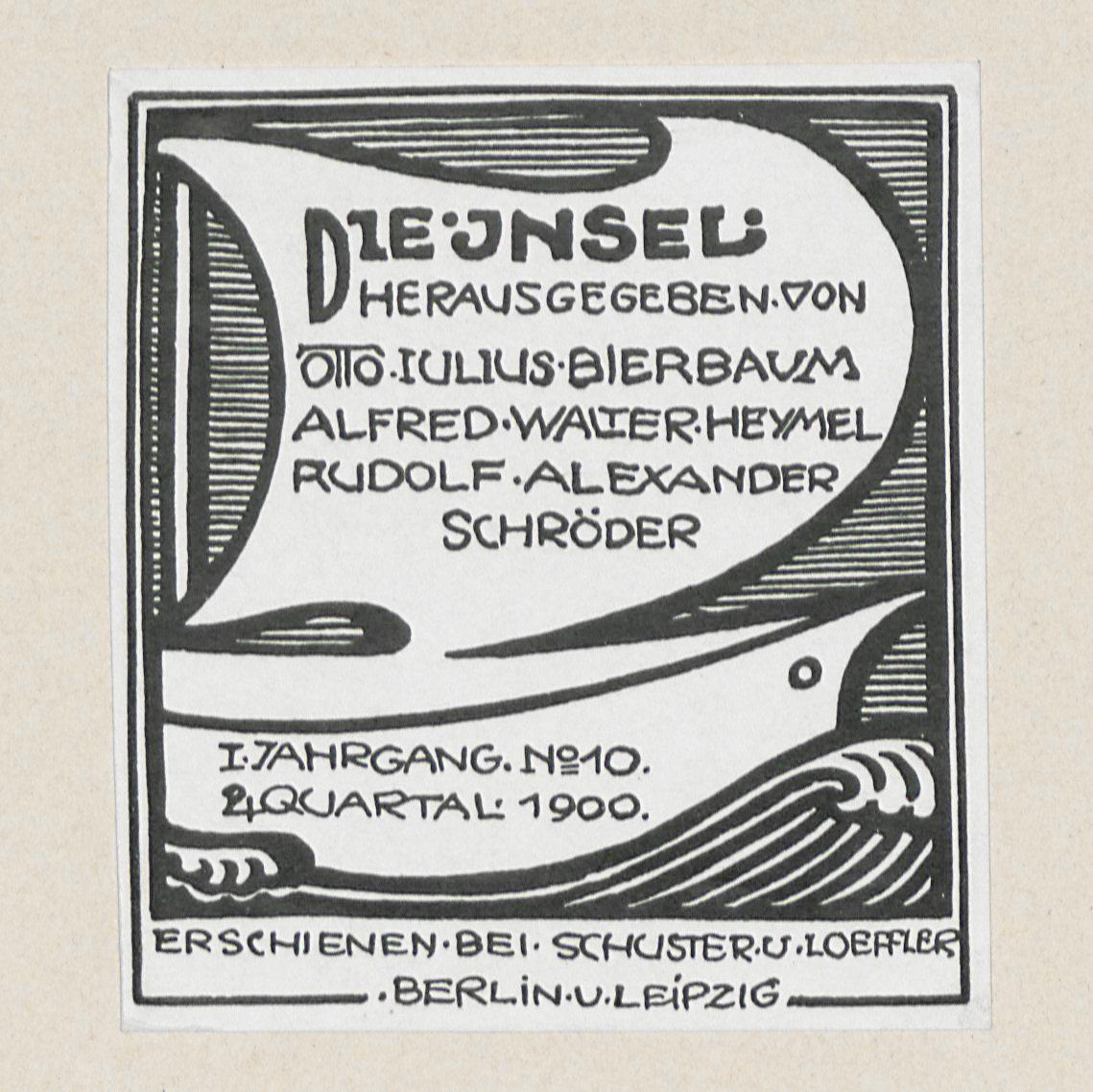 Illustration zu Die Insel, Erster Jahrgang, Viertes Quartal