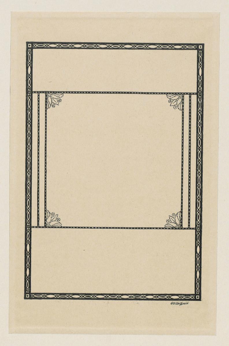 Zierleisten zu Goethe-Kalender auf das Jahr 1906