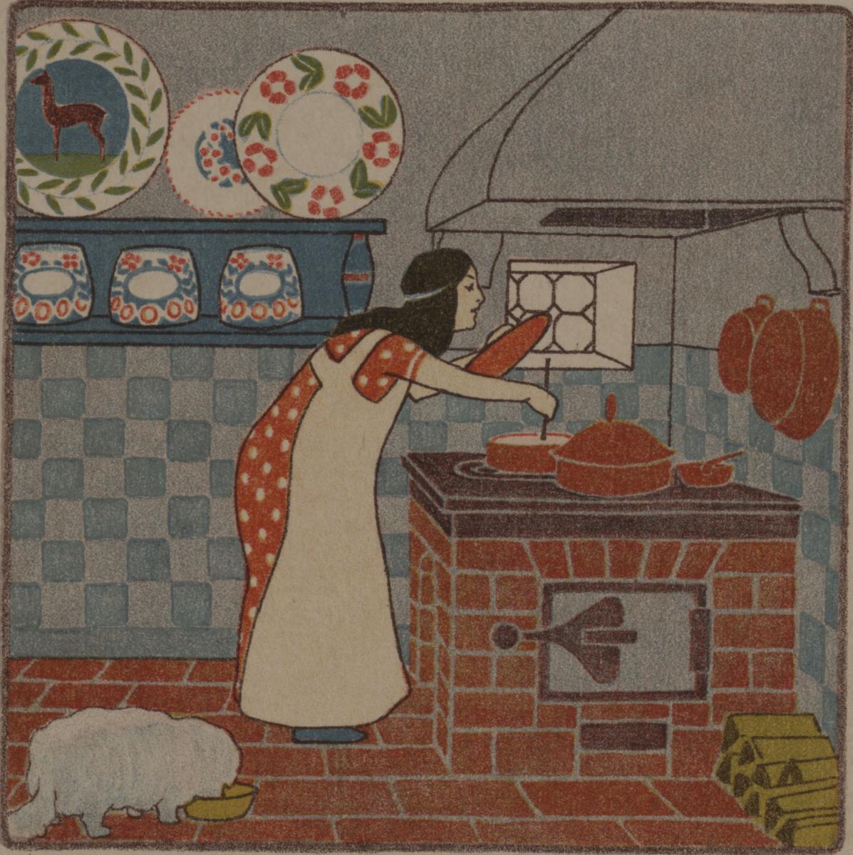Illustration zu dem Märchenbuch Es war einmal