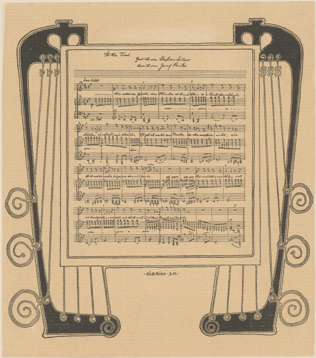 Stiller Trost, Musik von Josef Reiter zum Gedicht