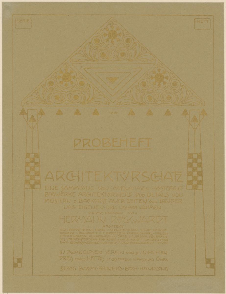 Probeheft Architekturschatz