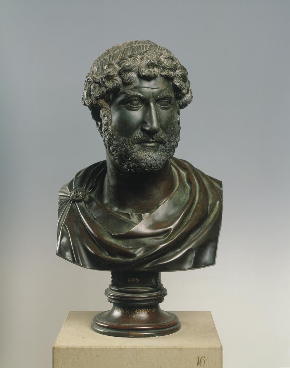 Porträtkopf des Kaisers Hadrian