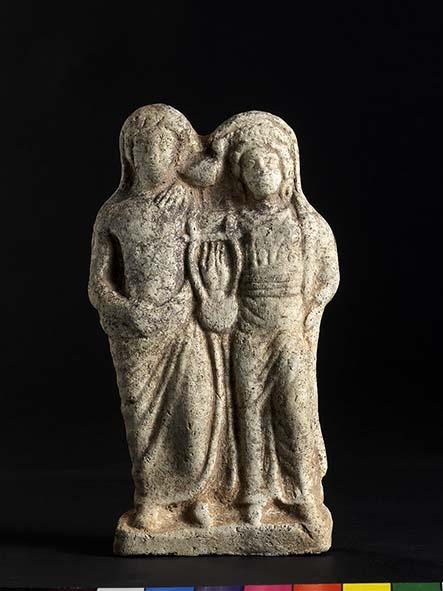Votivgruppe: Apulu und Artumes (Apollon und Artemis)