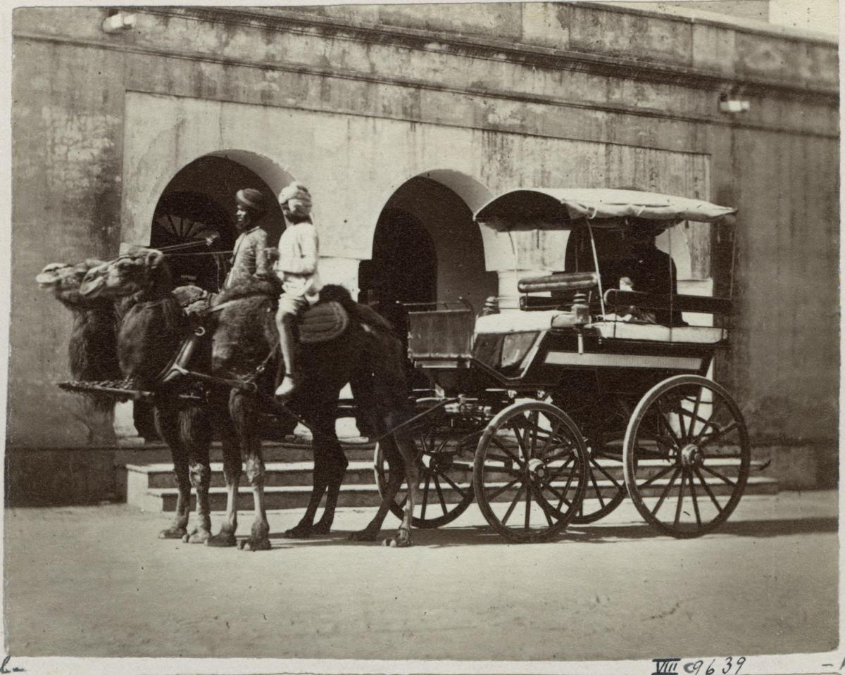 Wagen mit Gespann