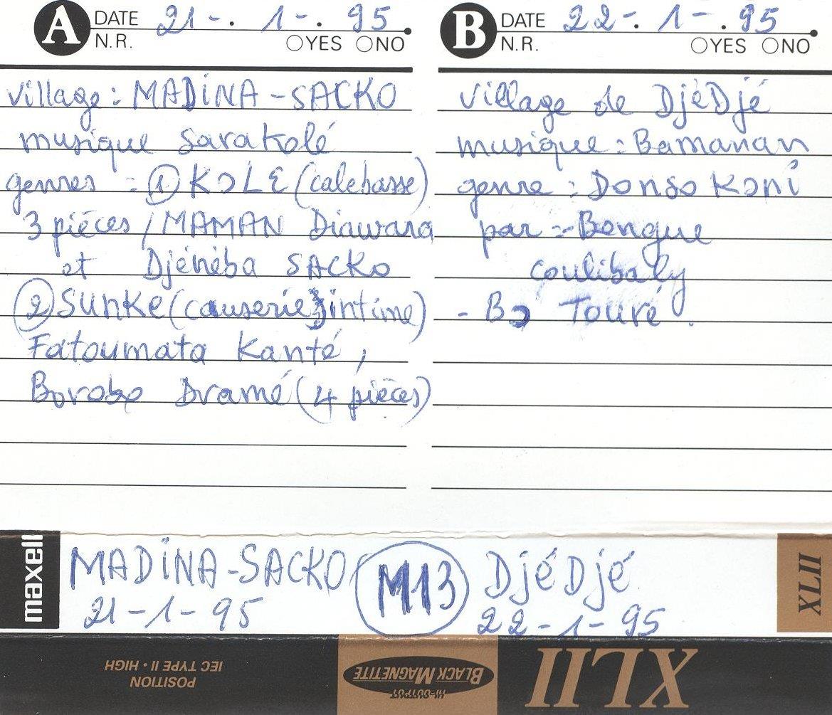 Brandes Mali 1994/1995