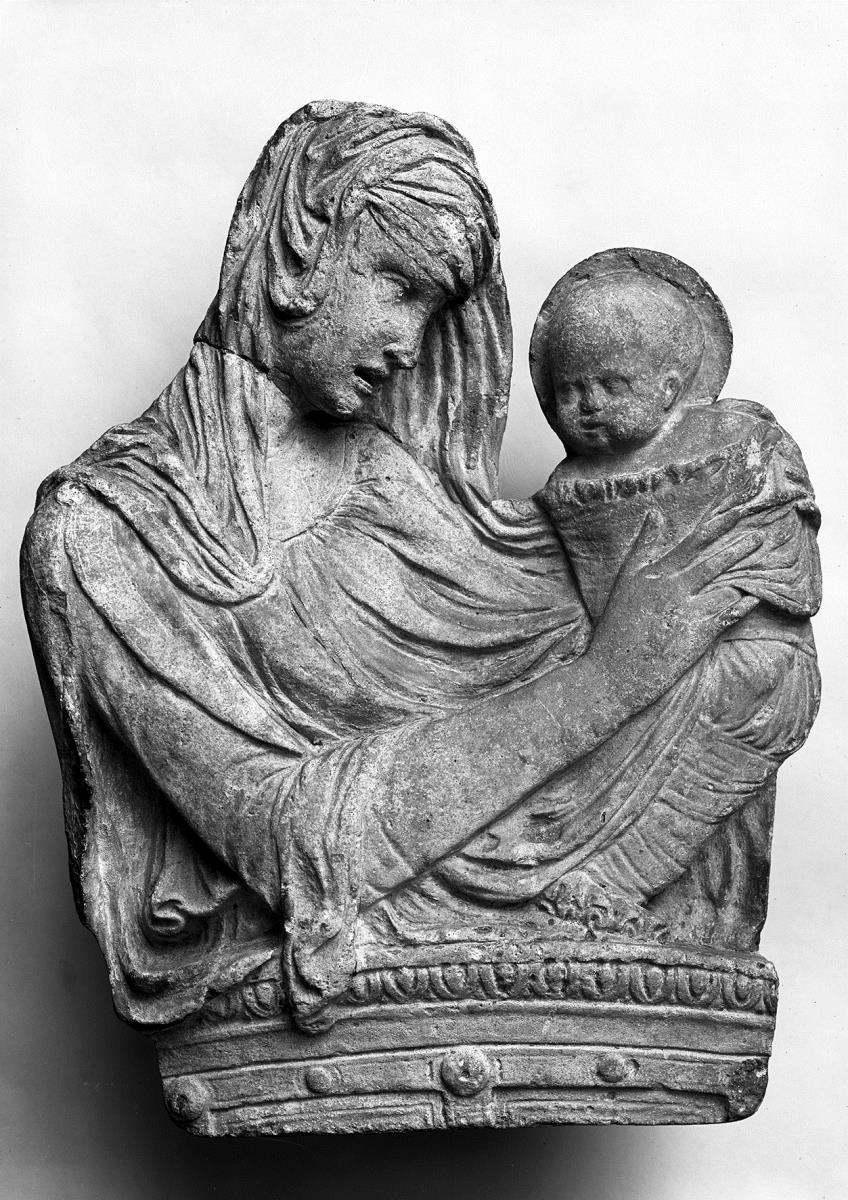 Madonna hinter der Rampe / The Virgin and Child behind a Balustrade