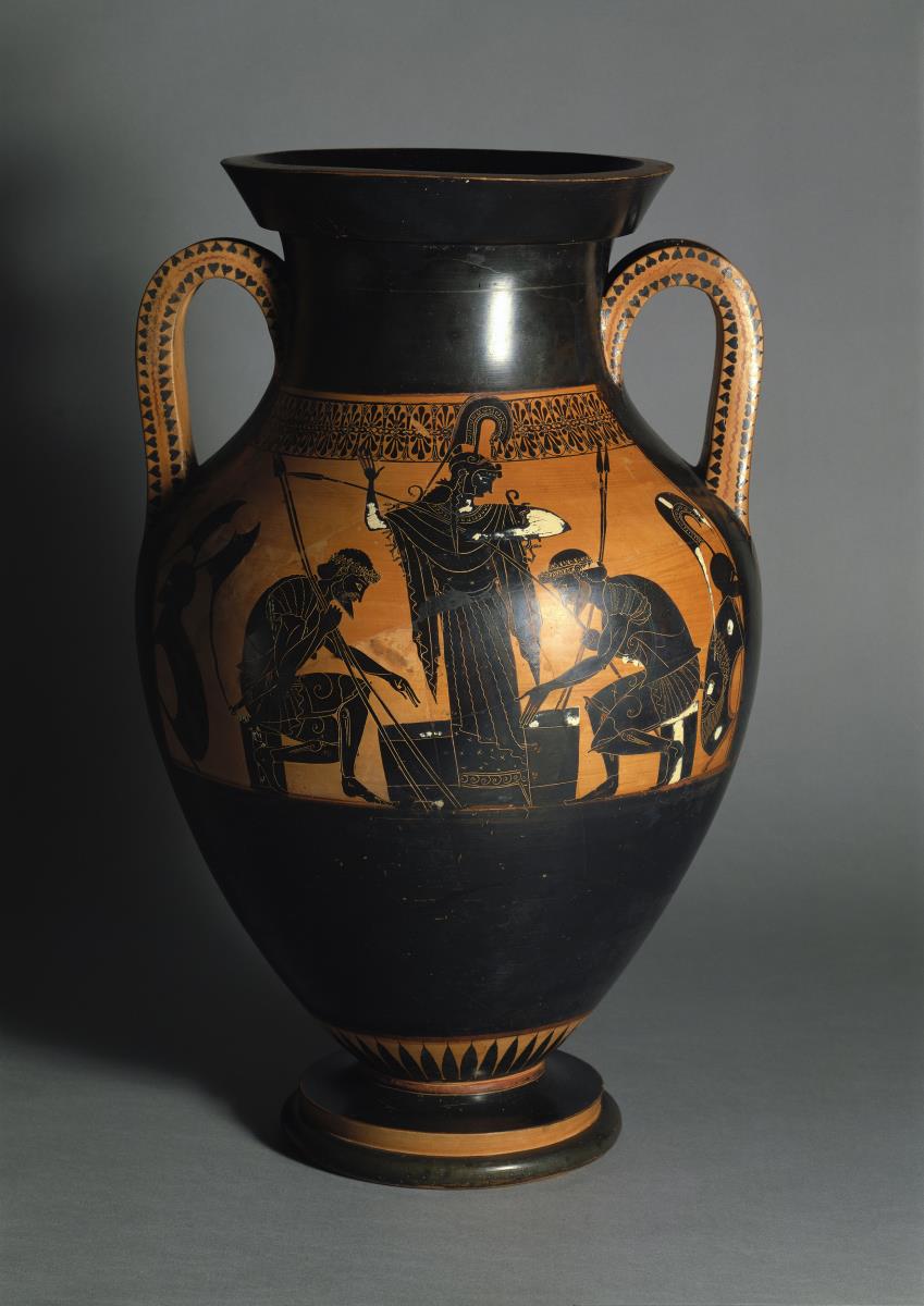 Attisch-schwarzfigurige Bauchamphora