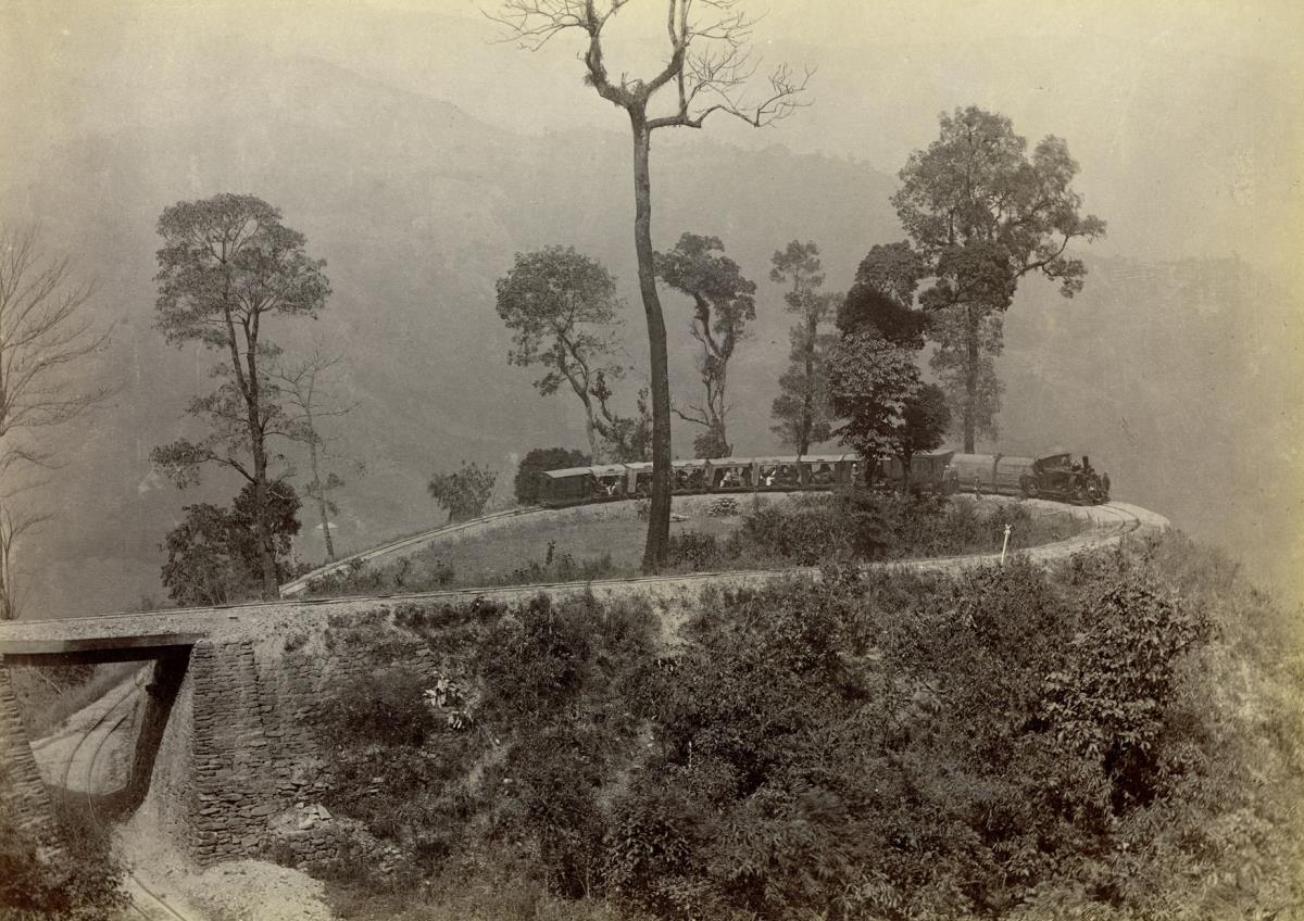 Schleife der Bergeisenbahn