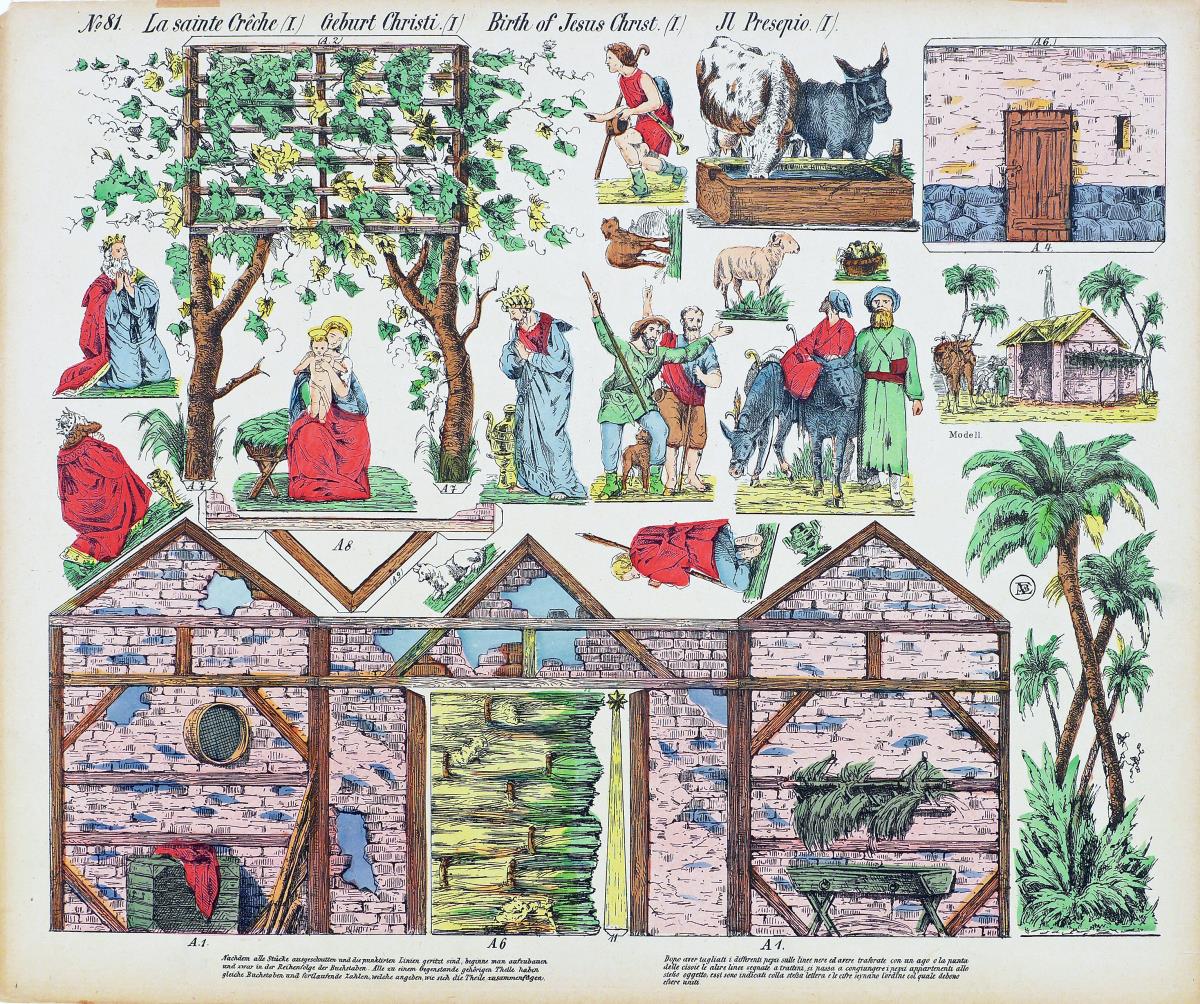 La sainte creche. Geburt Christi. Birth of Jesus Christ Il Prespepio. II.