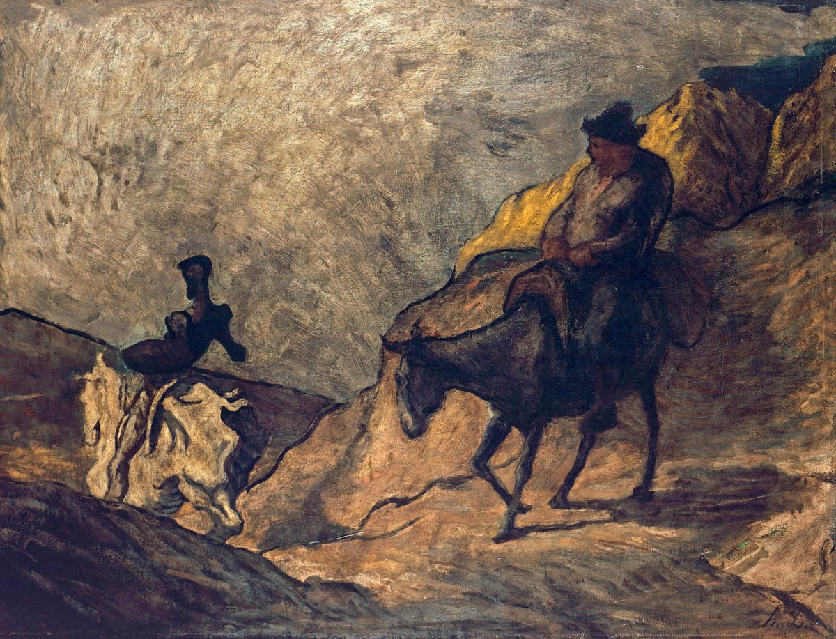 Don Quichotte und Sancho Pansa