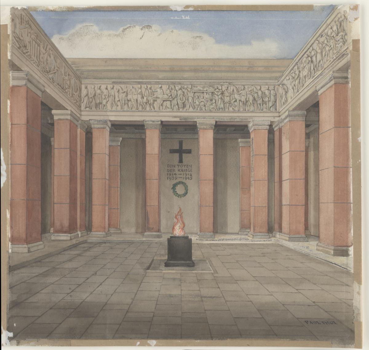 Wiederherstellung der Schinkel'schen Wache in Berlin als Gedenkstätte für die opfer der Weltkriege, Bl. 22