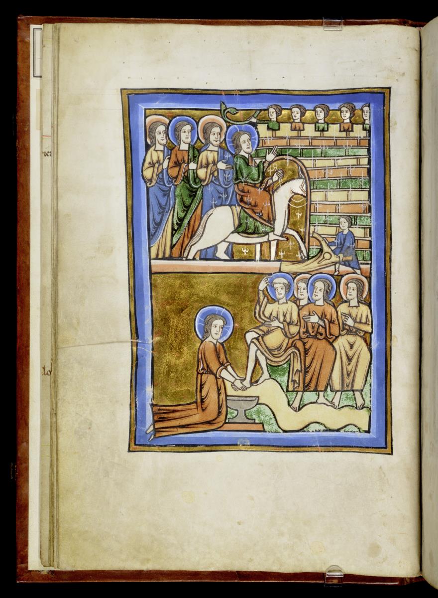 Christi Einzug in Jerusalem / Fußwaschung Christi