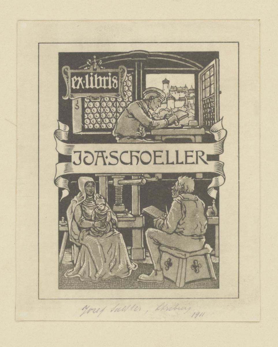 Ex libris Ida Schoeller