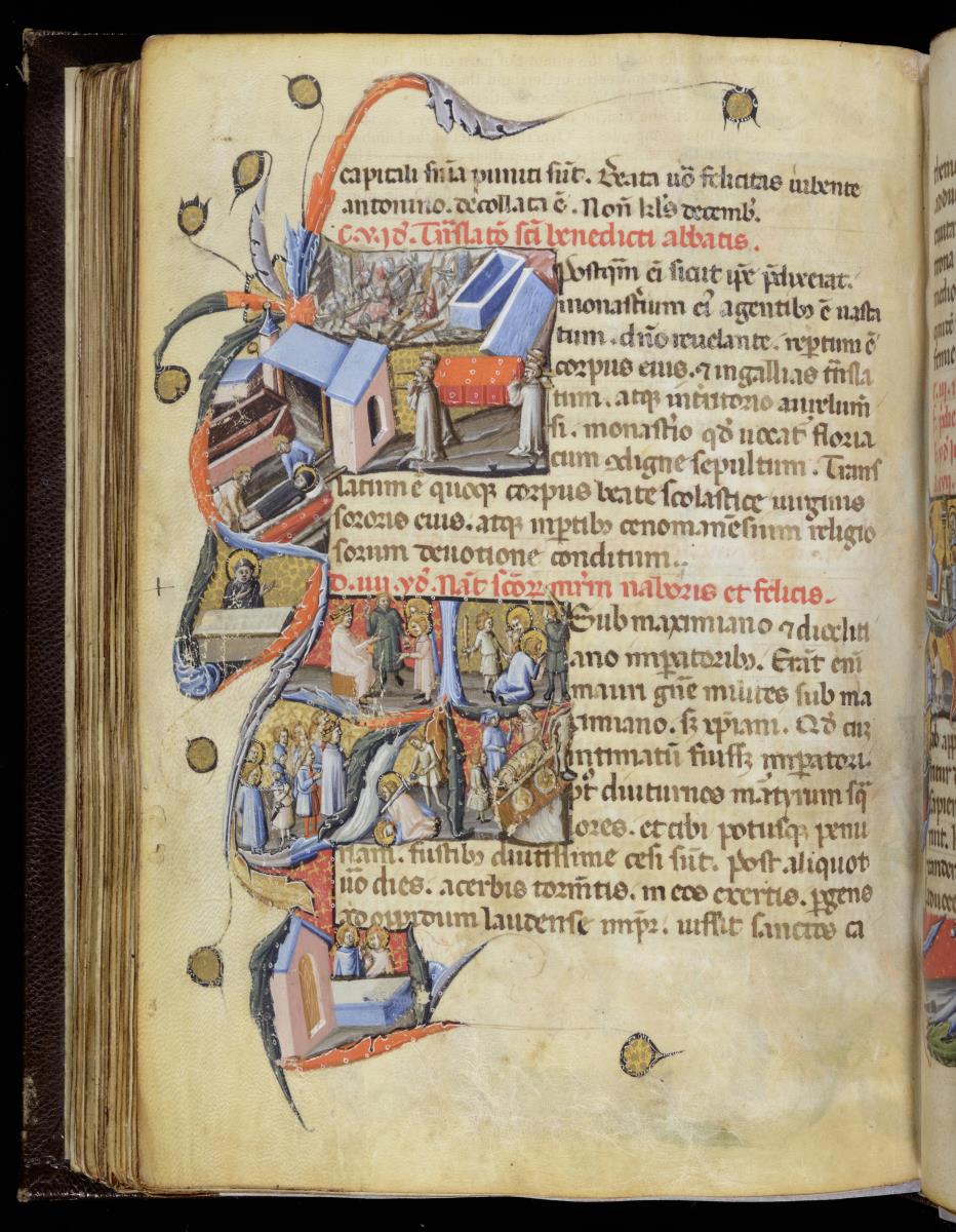 Psalterium und Martyrologium. Martyrium der hl. Felicitas und ihrer Söhne