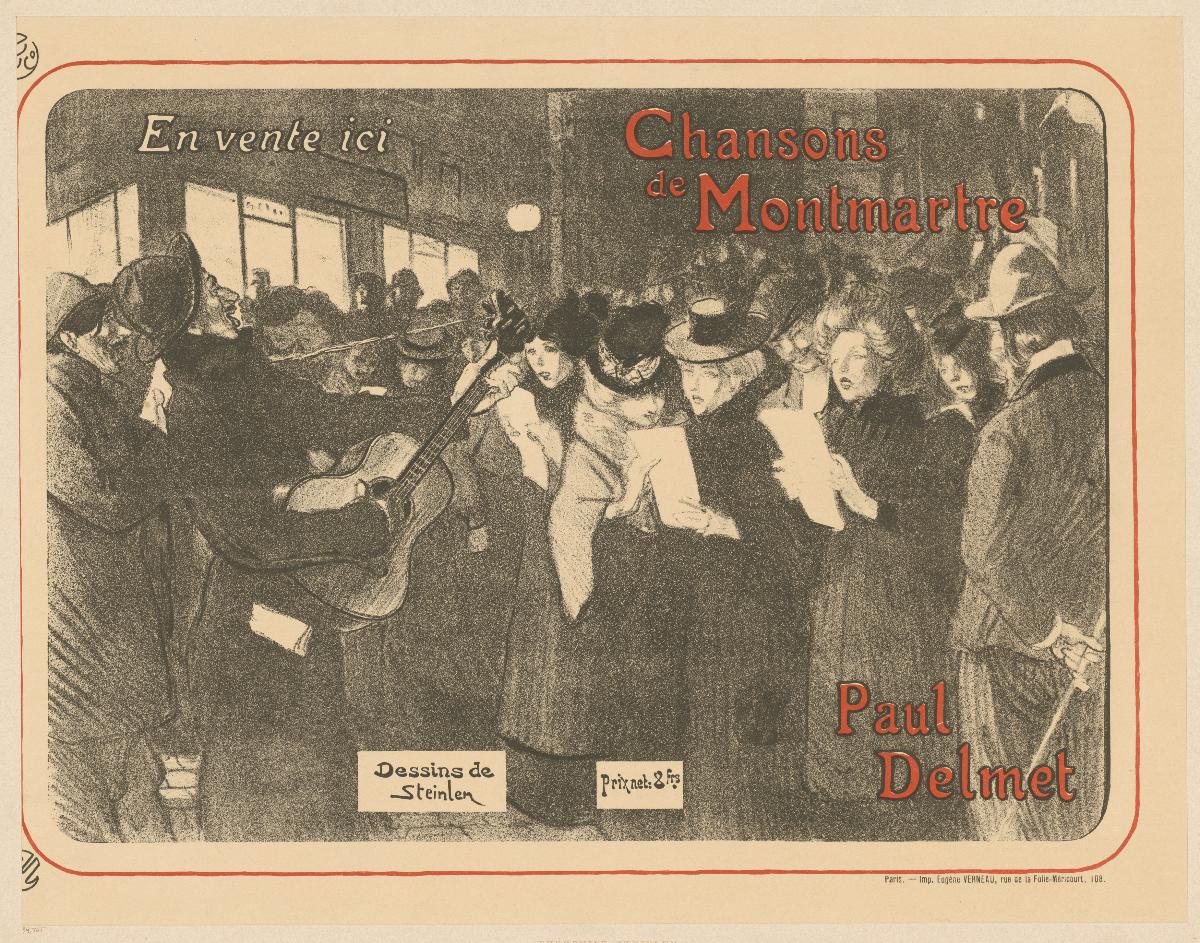 Chansons de Montmartre. Paul Delmet