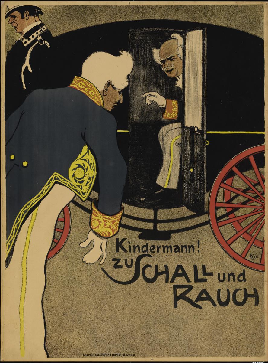 Kindermann! Zu Schall und Rauch