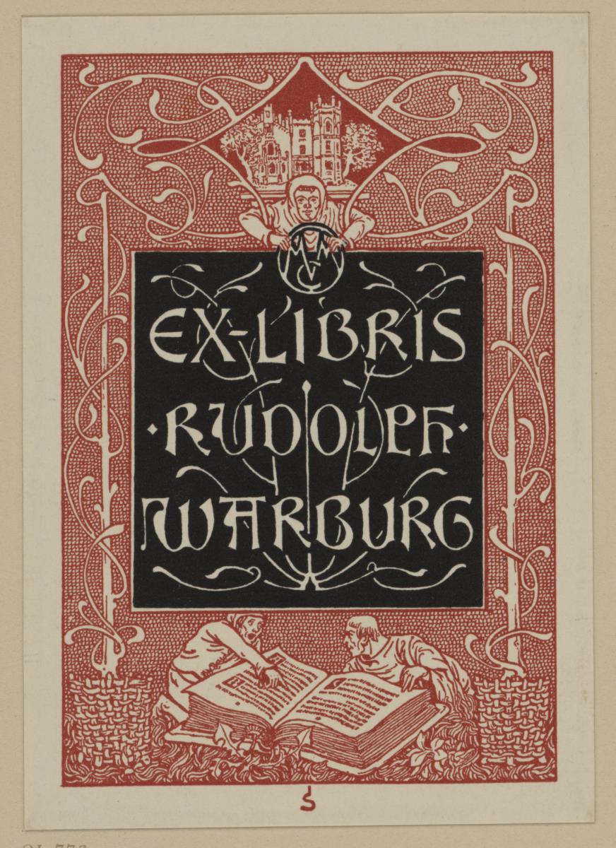Ex libris Rudolf Warburg