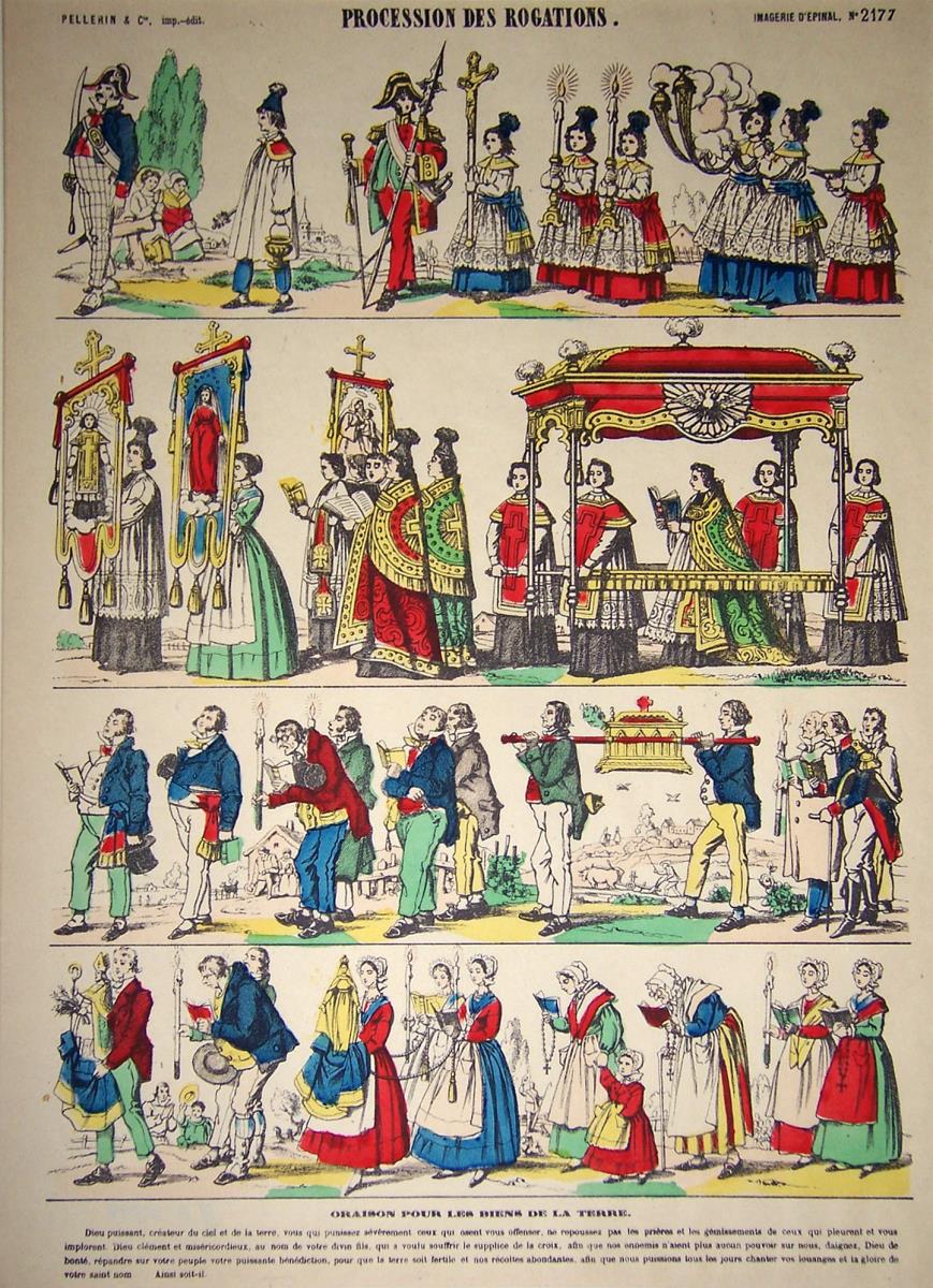 Procession des rogations.