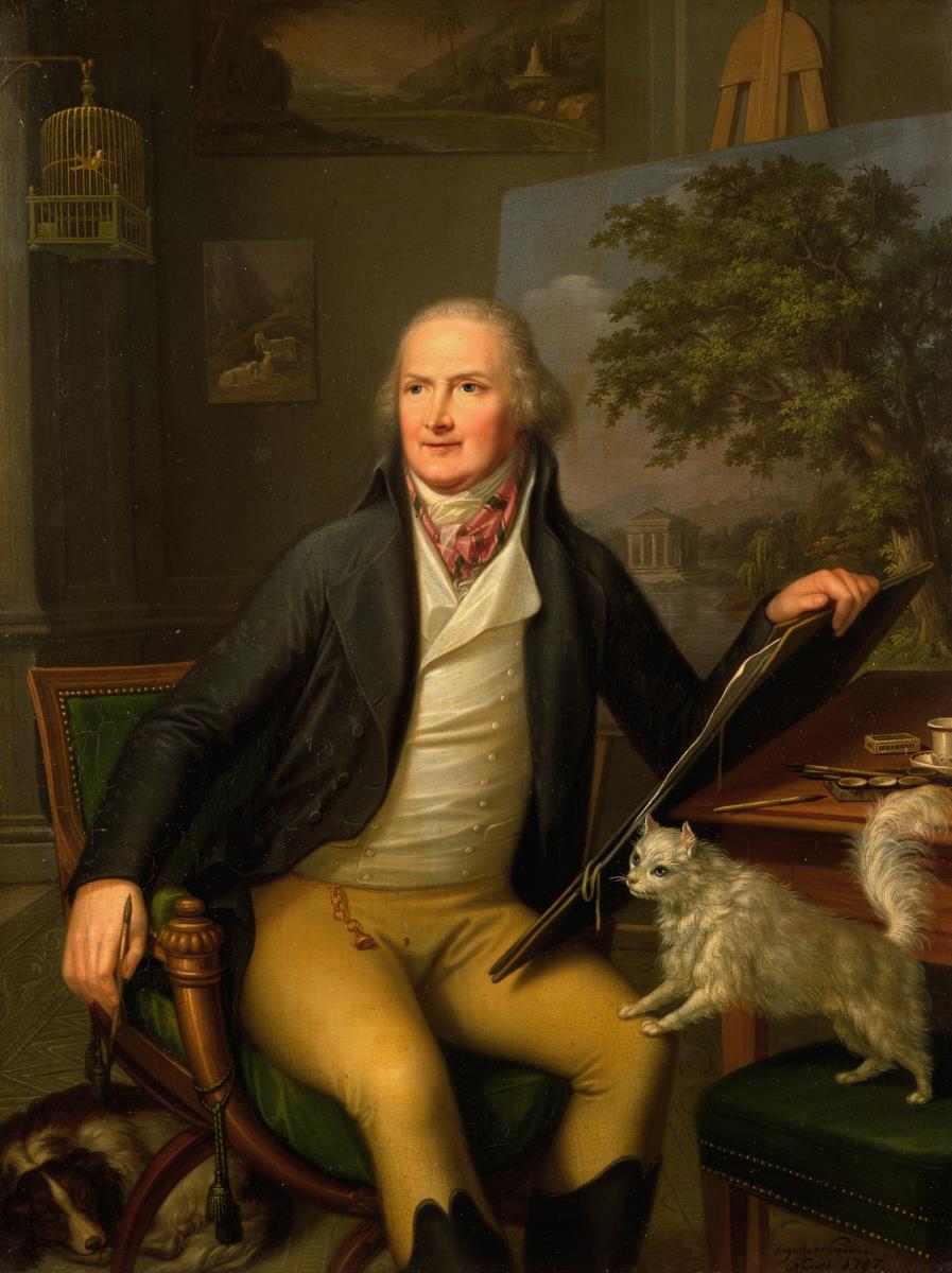 Jakob Philipp Hackert in seinem Atelier