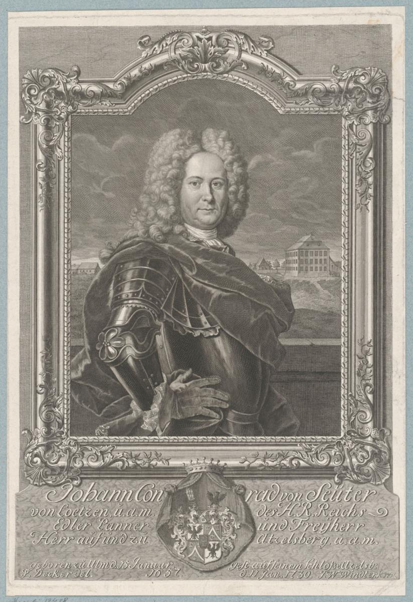 Porträt des Johann Conrad Seutter von Lötzen d. J.