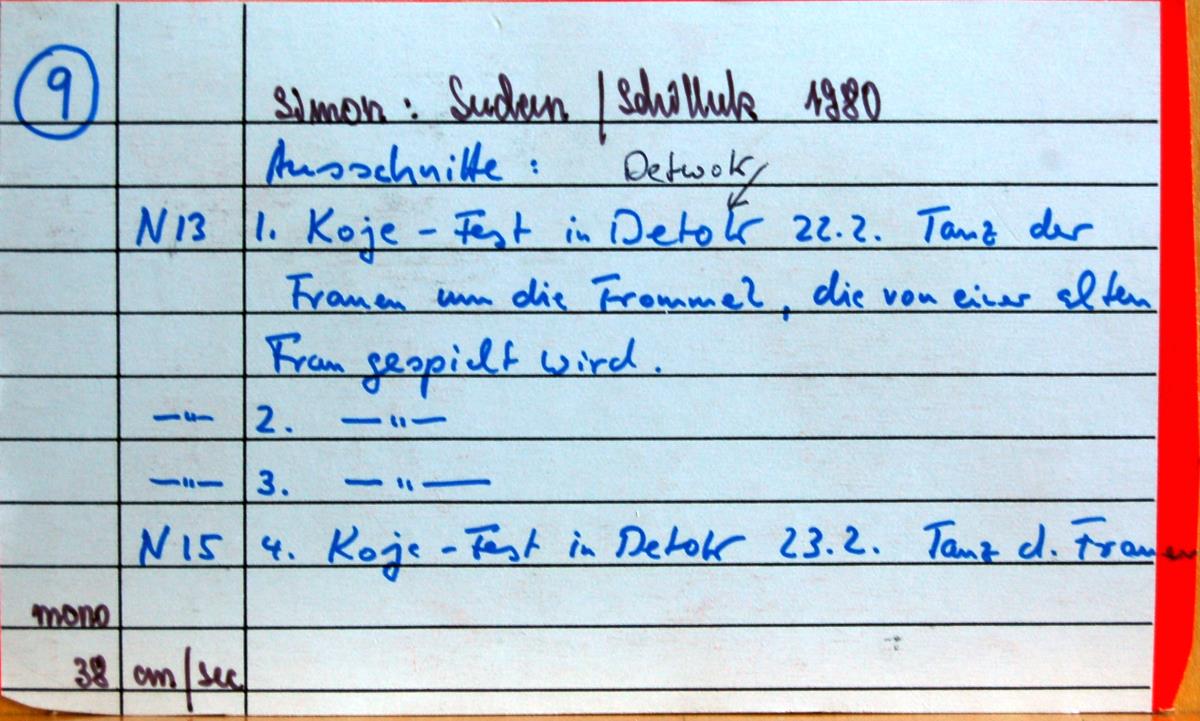 Simon Sudan/Schilluk 1980
