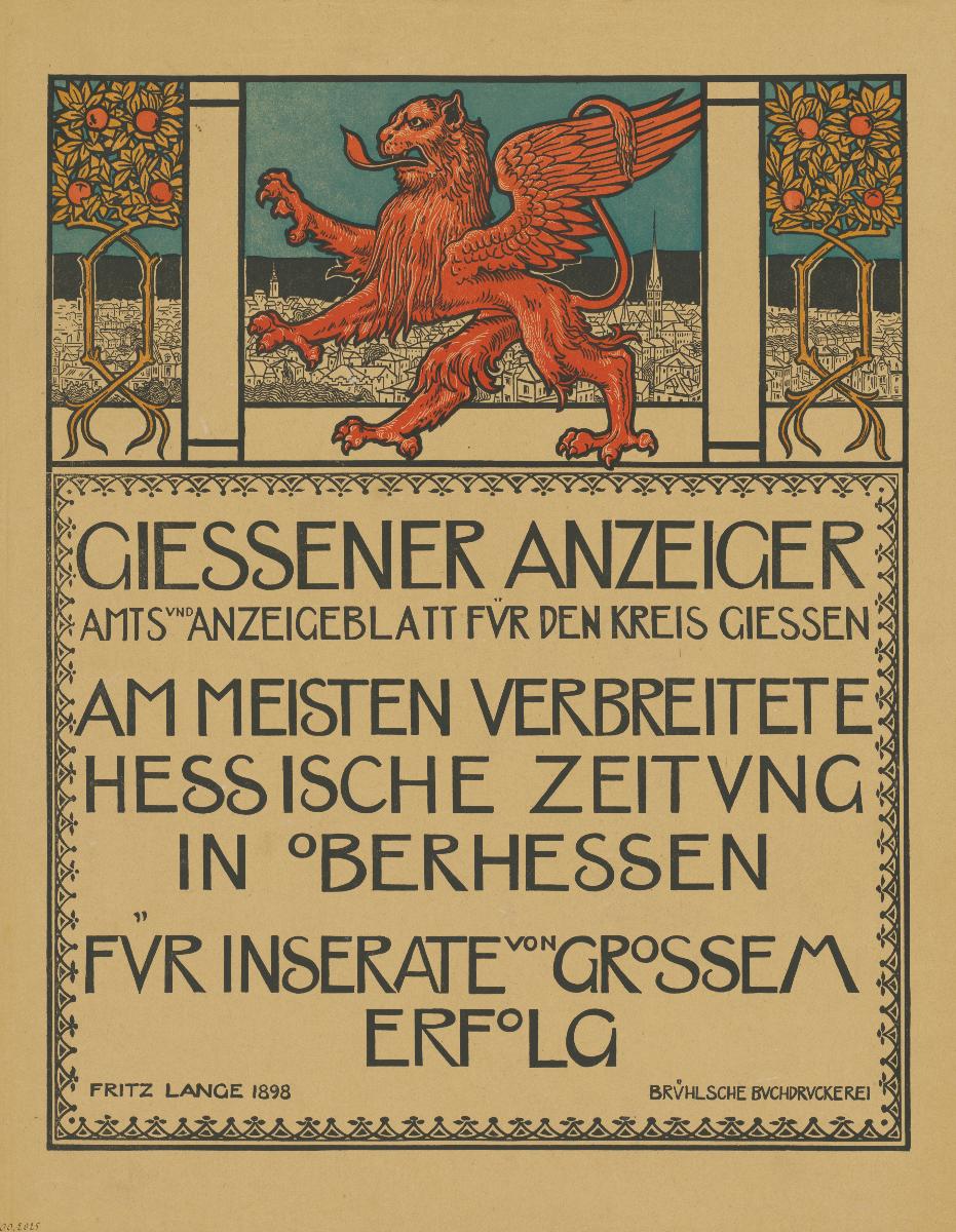 Giessener Anzeiger Amts und Anzeigenblatt für den Kreis Giessen