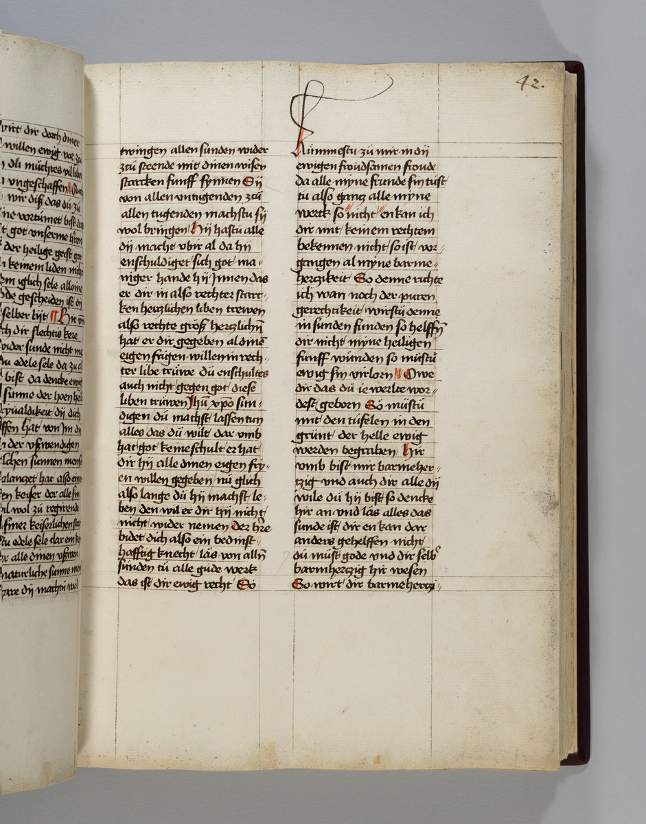Buch der heiligen Dreifaltigkeit. Textseite
