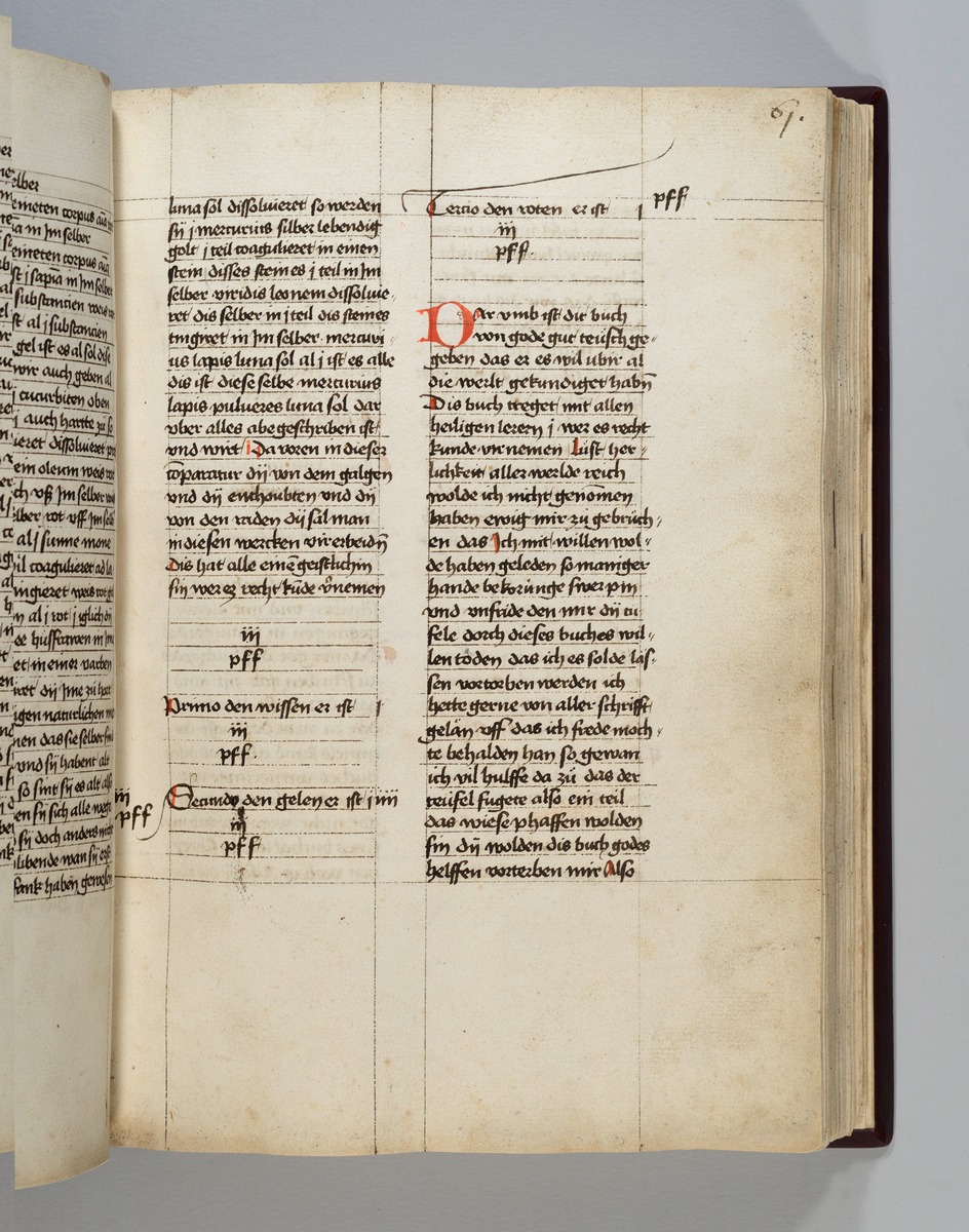 Buch der heiligen Dreifaltigkeit. Textseite