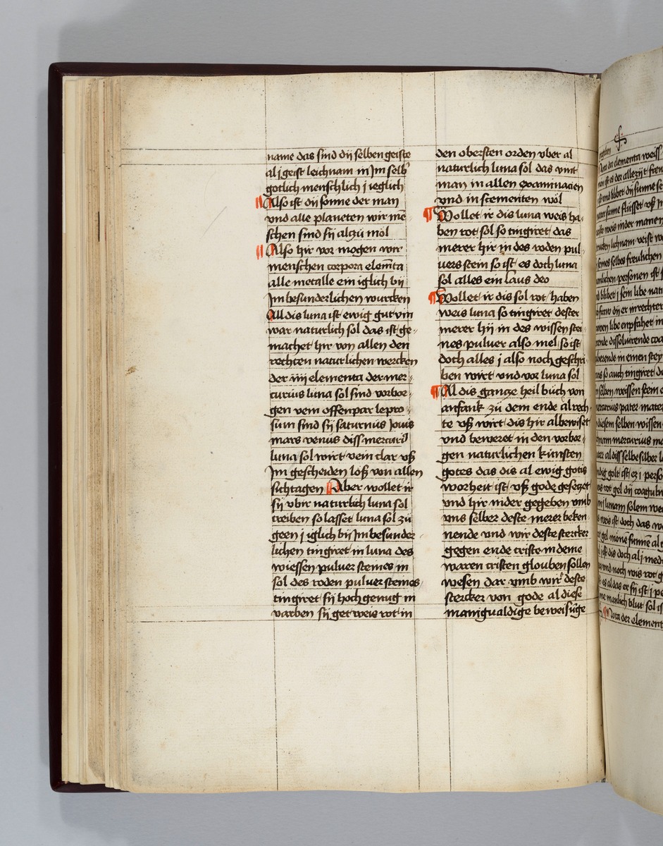 Buch der heiligen Dreifaltigkeit. Textseite