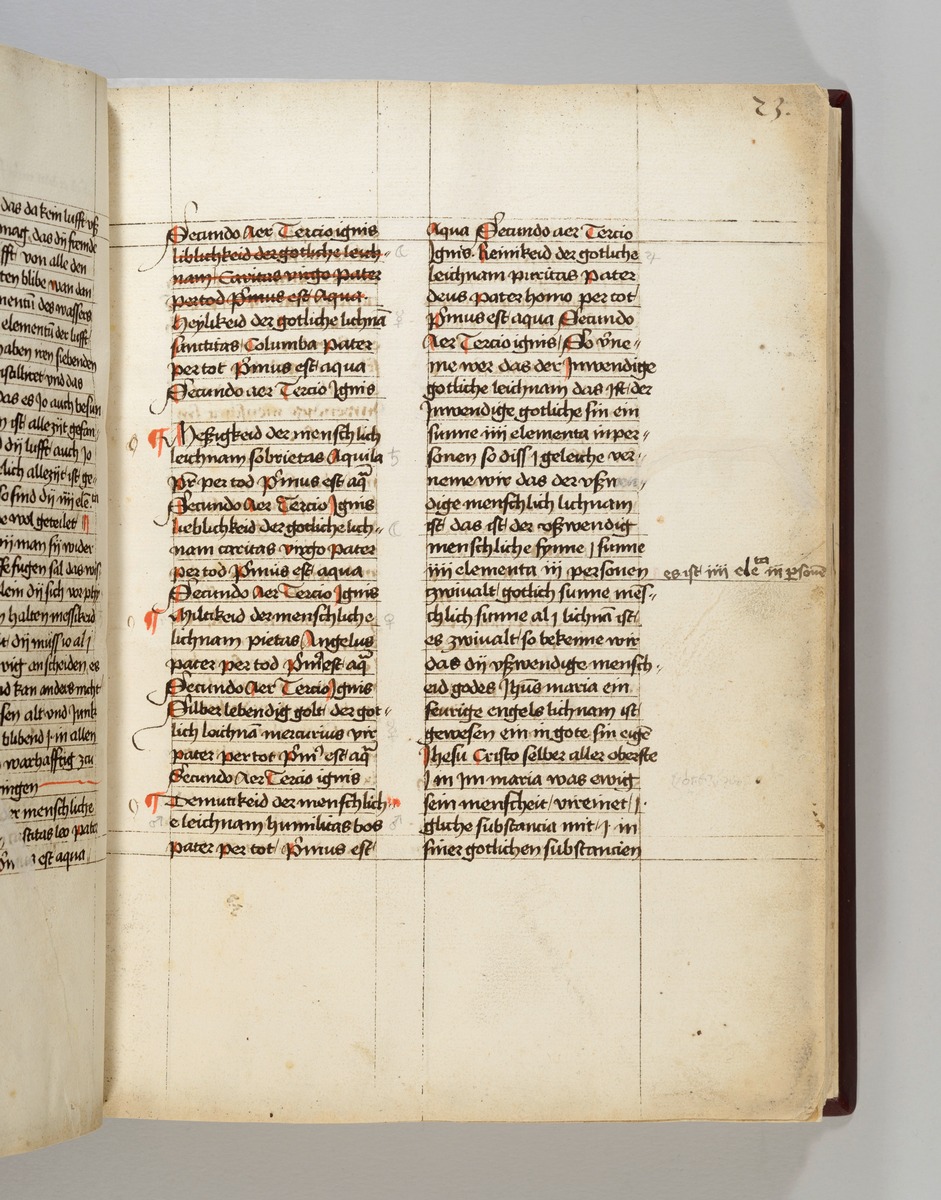 Buch der heiligen Dreifaltigkeit. Textseite