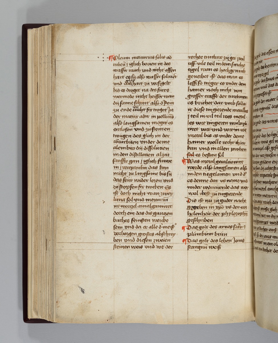 Buch der heiligen Dreifaltigkeit. Textseite
