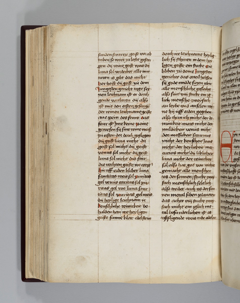 Buch der heiligen Dreifaltigkeit. Textseite