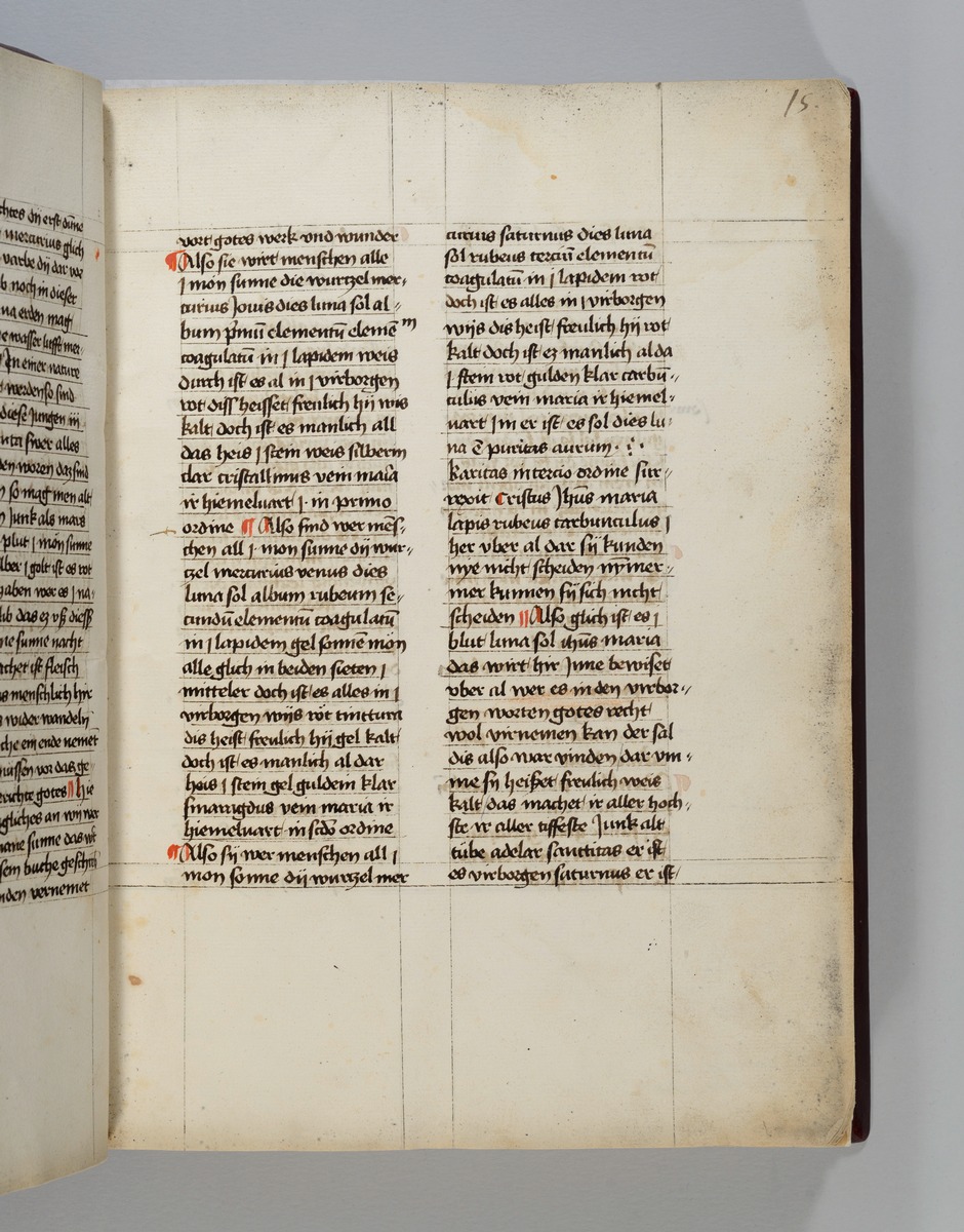Buch der heiligen Dreifaltigkeit. Textseite