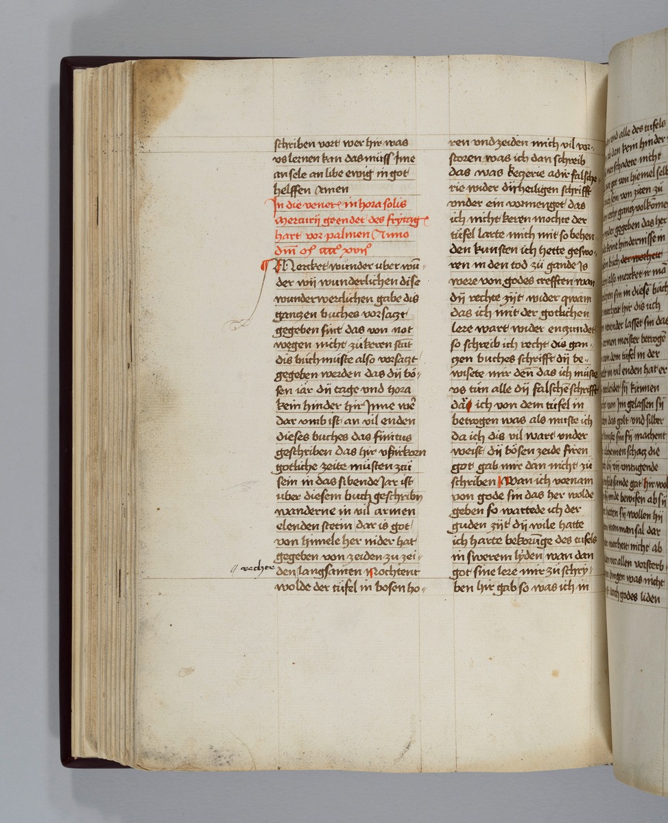 Buch der heiligen Dreifaltigkeit. Textseite